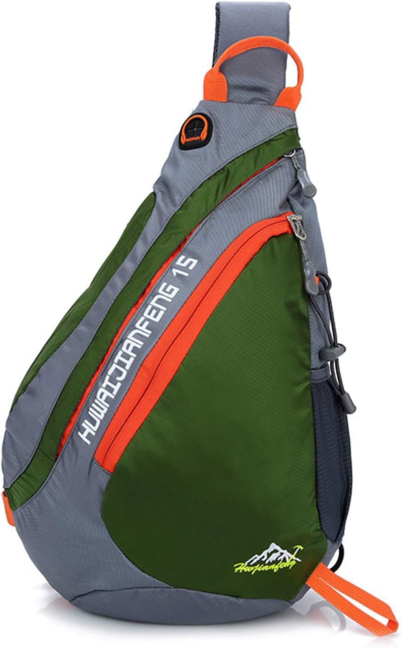 FANDARE Diebstahlsicherer Sling Rucksack - Brusttasche Mit USB-Anschluss Wasserdicht