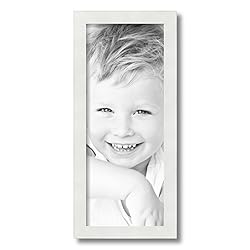 ArtToFrames 8x20 Inch White Picture Frame, This
