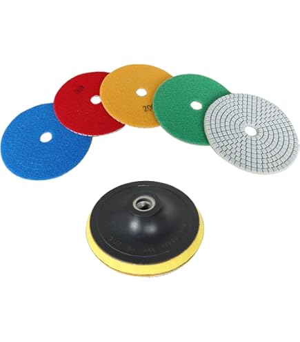 12 Tampons De Polissage Diamant PCD Collage Métal, Pour Pierre, Grossier, Neufs