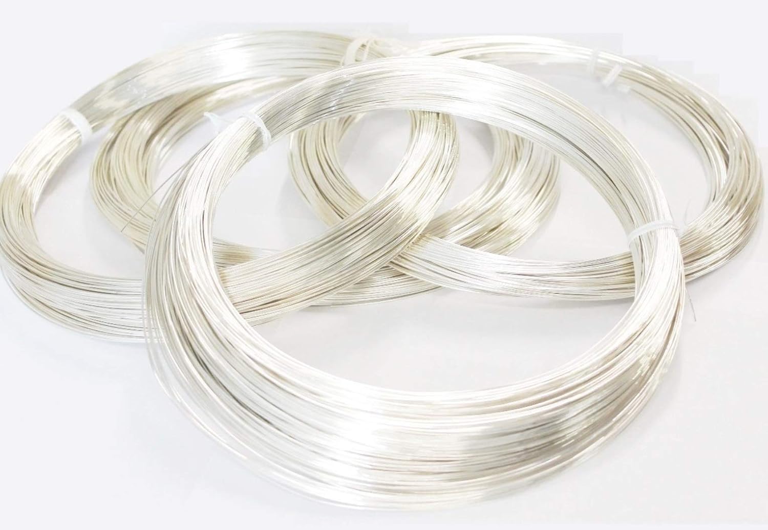 5ft .925 Sterling Silver Round Wire 20ga Half Hard 20 Gauge 0.8mm / Jewelry Making wire