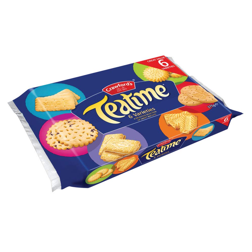 Tea Time Assortment Biscuits 275 Gram Pack Of 6 Amazon Com Grocery Gourmet Food