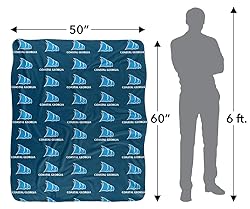 College of Coastal Georgia Blanket, 50"x60" Logo