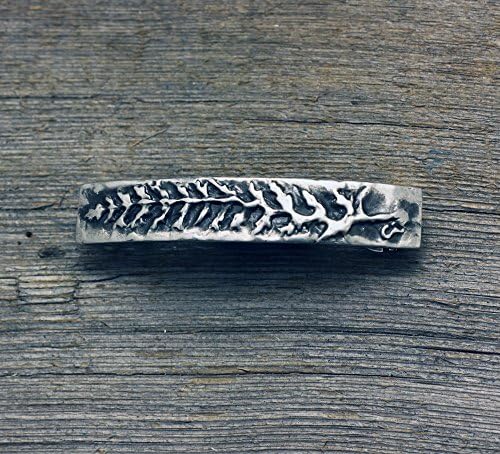 Fern leaf hair barrette