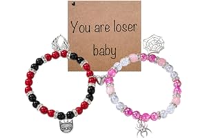 Sanyaa Hazbin Angle Bracelets Anime Merch Cosplay Matching Bracelets Gifts for Women Men