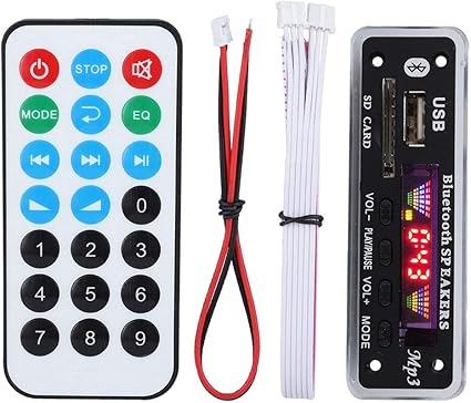 Amazon Co Jp Haihuic Usb Mp3デコーダボードモジュール ブルートゥース5 0 12vカーステレオ ハンズフリー通話 サポートusb Sd Aux Fmラジオape Flac M01bt Dx 家電 カメラ