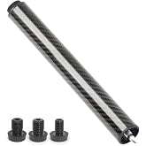 MoyanSuper Pool Cue Extension with 3 Bumpers Carbon Fiber Billiard Cue Extender Pool Cue Accessories
