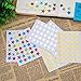eBoot 2100 Count Star Stickers Gold Silver Colorful Self-Adhesive Stickers Stars