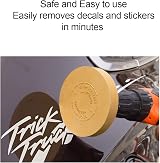 SATC Decal Eraser Wheel for Drill 1 Pack Rubber Car Vinyl Remover view 5