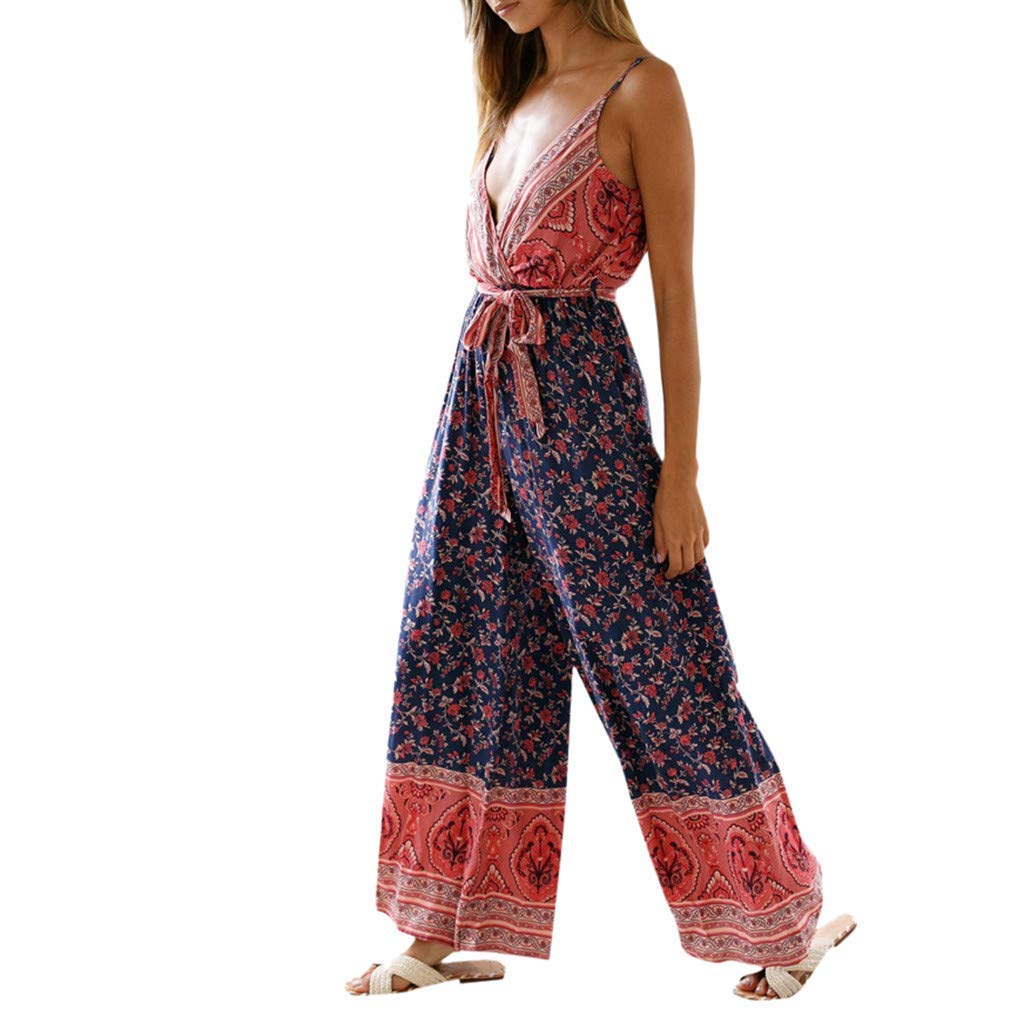 Amazoncom Fashion Jumpsuit 2019 Womens Beach Rompers Boho