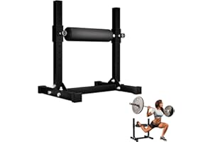 Fitvids Bulgarian Split Squat Stand, Single Leg Squat Roller, One Leg Squat Stand, Stand-Alone Machine Leg Curl for Lower Body Training, Multiple Options