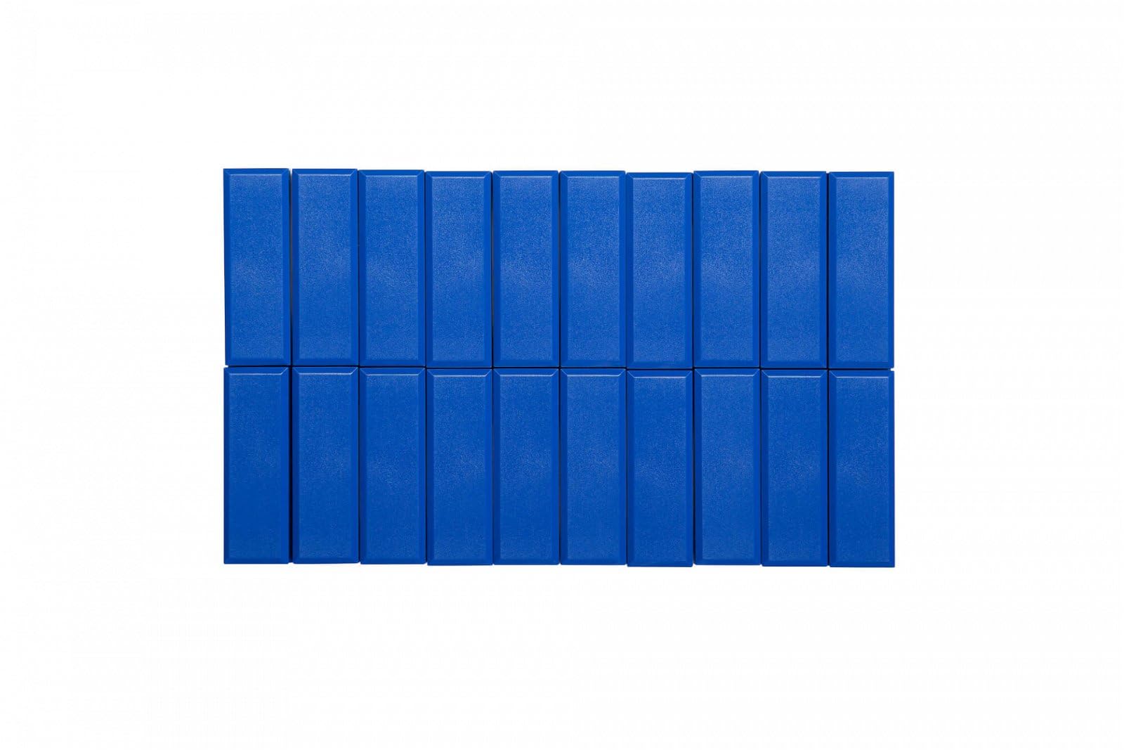 MAUL 1 kg Maulpro High Quality Rectangular Magnet for Whiteboards - Blue (Pack of 20)