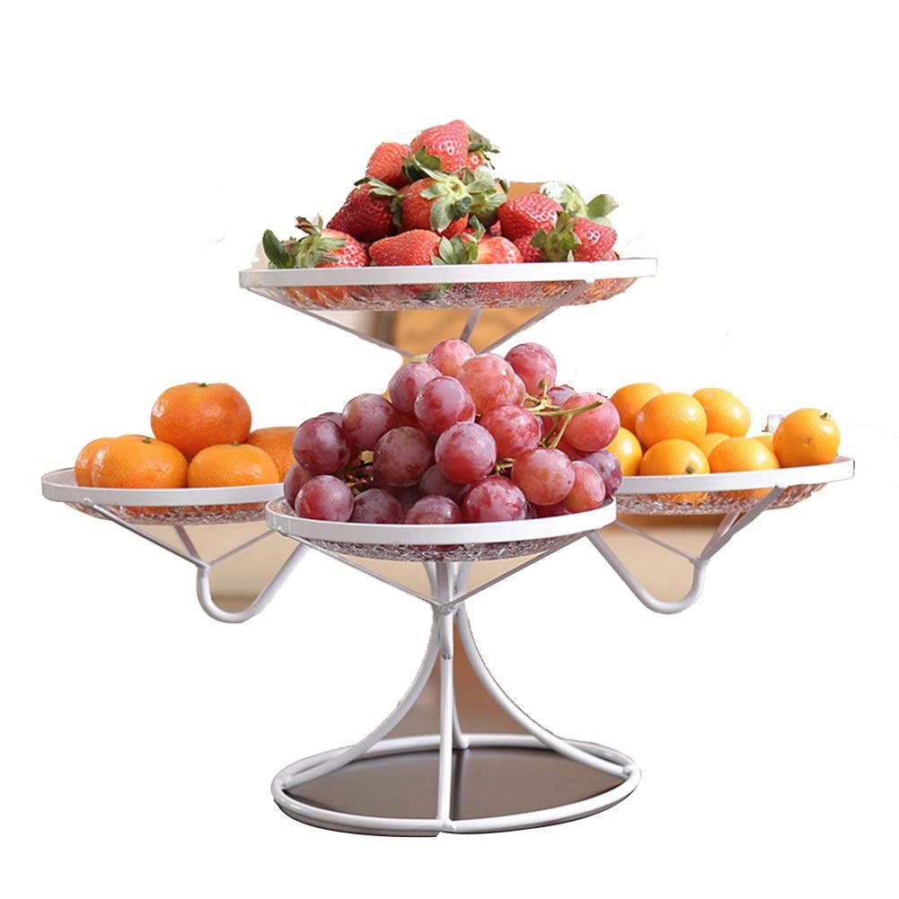 Tingting Fruttiere Cesto Di Frutta Ripiani Multi Layer Creative Modern Home Restaurant Piatto Con Frutta Secca E Frutta Multifunzione Colore Nero Dimensioni 3 A Fruttiere Stoviglie Bgdabogados Com