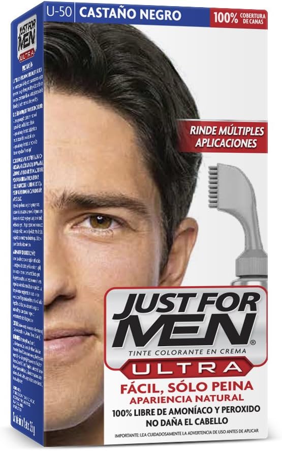Just For Men Ultra Tinte Colorante en Crema, sin Amoniaco o Peróxido ...