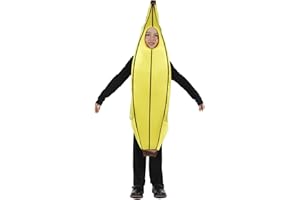 SPUNICOS Unisex Kids Banana Costume Fit for Children's Ages 6-12years