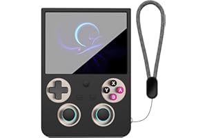 Case for ANBERNIC RG477V, Game Console Silicone Protective Cover, Shockproof Full Body Case with Lanyard Loop (Black)