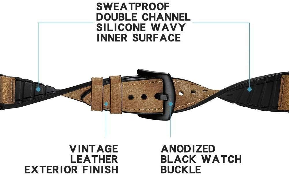 YOOSIDE 20mm Watch Strap for Samsung Galaxy Watch 4 / Watch 5 40mm/44mm - Image 4