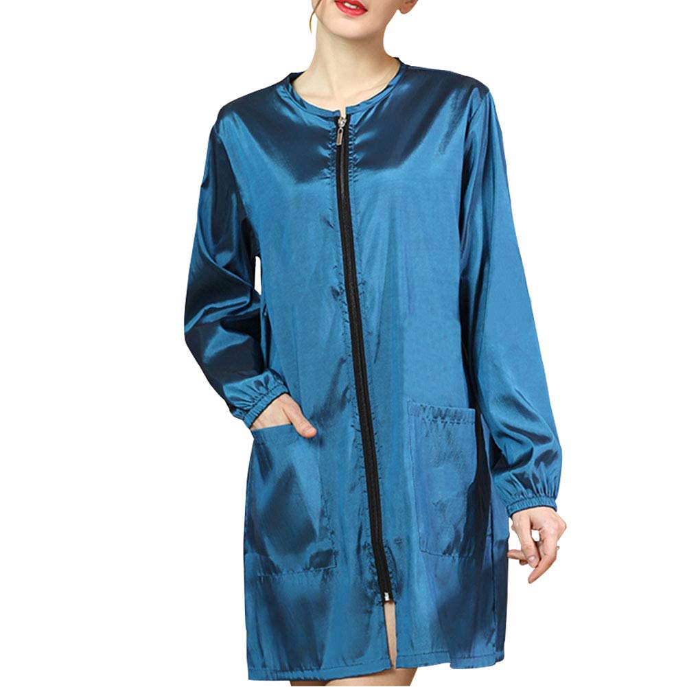 PLAFUETO Hairdresser Grooming Smocks for Women Barber