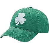 St Patricks Day Clover Hat Fits One Size&XXL - Ireland Men Women Shamrock Baseball Cap - Gifts for Dad Mom Grandpa Grandma
