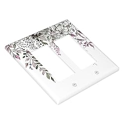 Spshian Decorative Outlet Covers Rustic Red Green
