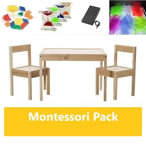 Pack mesa de luz Montessori RGBW 64x48cm + materiales: Amazon.es: Handmade