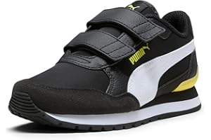 PUMA Kids' St Runner Hook and Loop Sneakers
