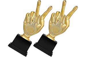 GANAZONO 2pcs Plastic Trophies 18.5cm – Small Sports Prize Cups for School Awards, Classroom Recognition,