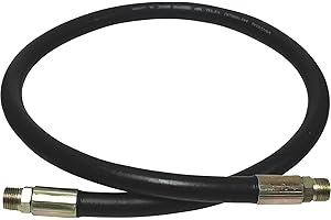 Apache 98398306 1/2" x 24" 2-Wire Hydraulic Hose Male x Male Assembly,black