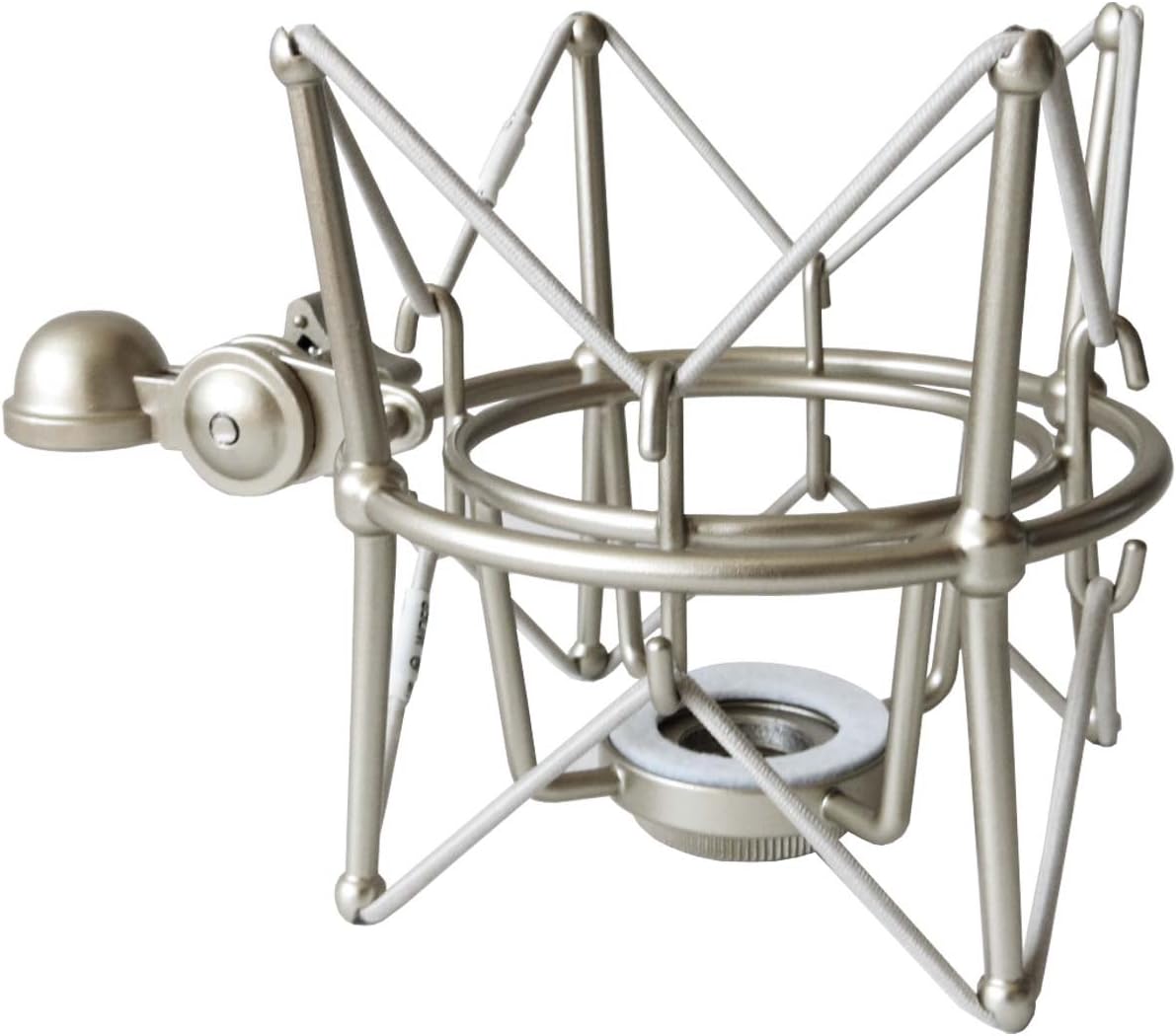 Keepdrum MS088SV Silver Microphone Shockmount for Rode Microphones NT1-A Elastic Mount Podcsater Procaster NT2-A