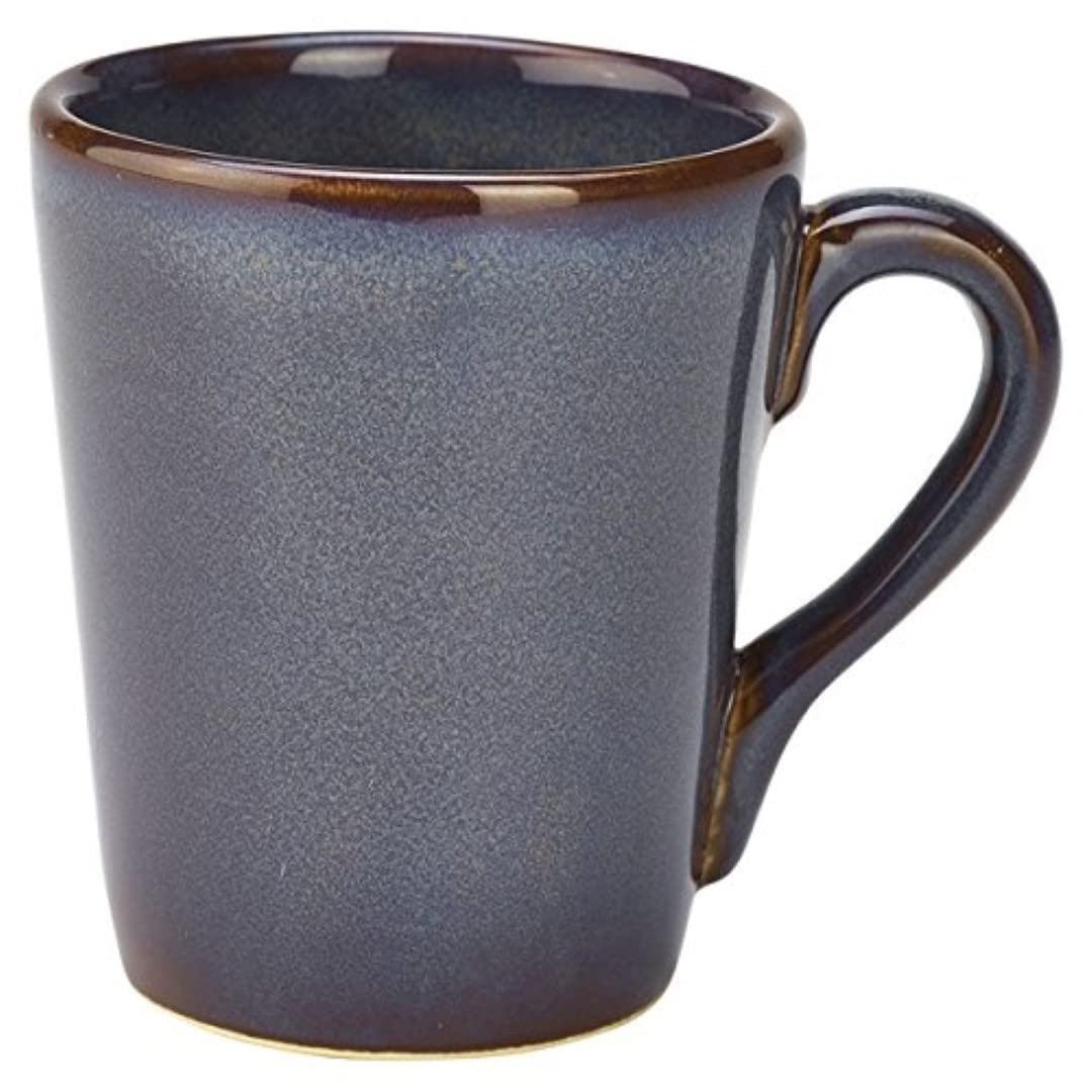 Genware NEV-MUG-BL32 Terra Stoneware, Rustic Mug, 32 cl/11.25 oz., Blue (Pack of 12)