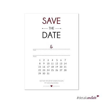 Dv155 15 Cartoline Save The Date Din A6 Set Nozze