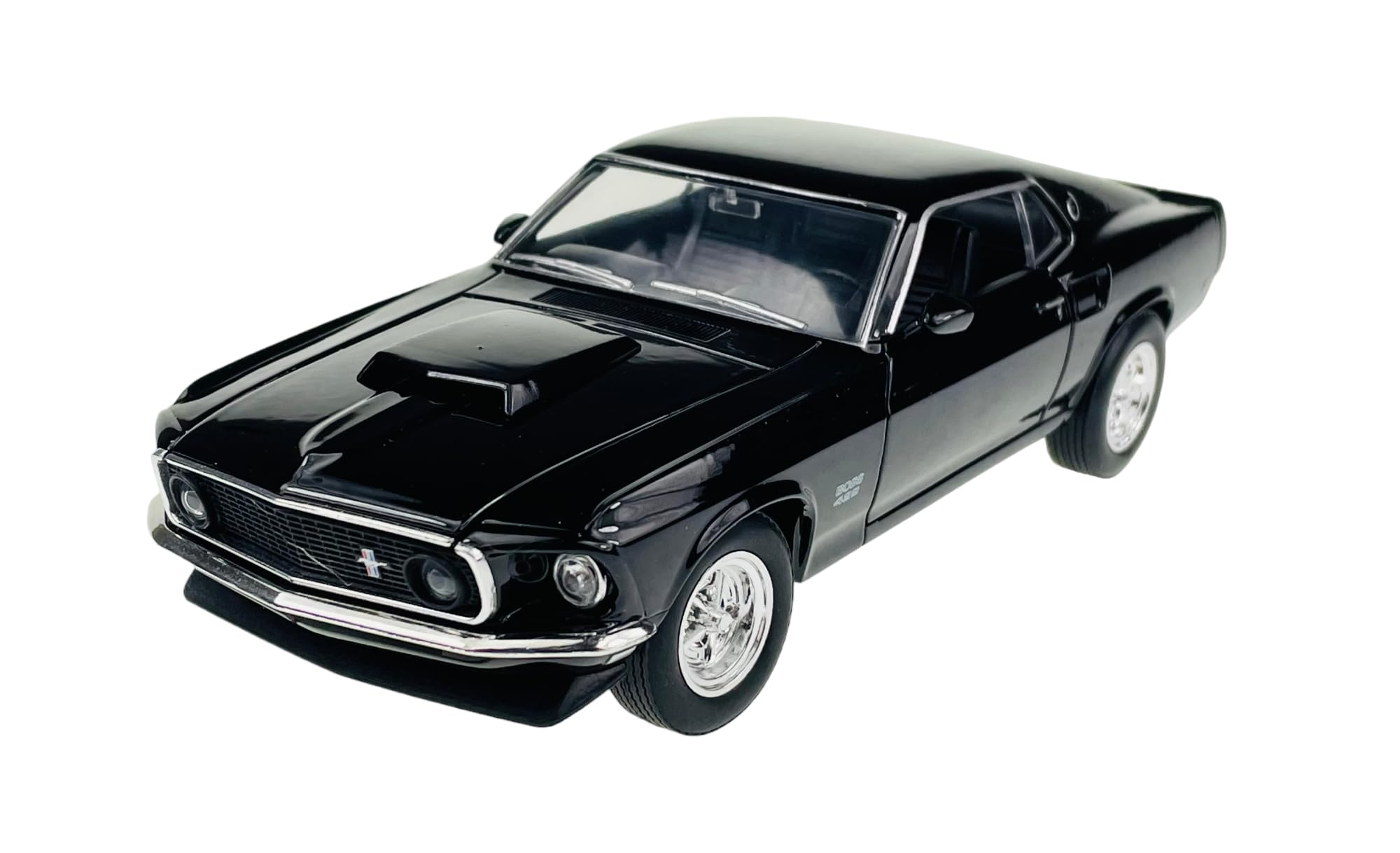 Voiture Welly 1969 Ford Mustang Boss 429 Noire 1:34 échelle 1