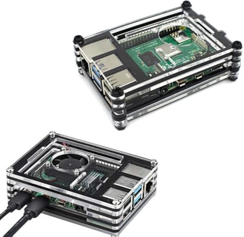 Carcasa, Carcasa de acrílico de hasta 9 Capas, para Placa Base Raspberry Pi 4B