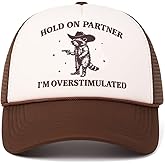 Noxhym Baseball Trucker Hat for Women, Mesh Back Cap