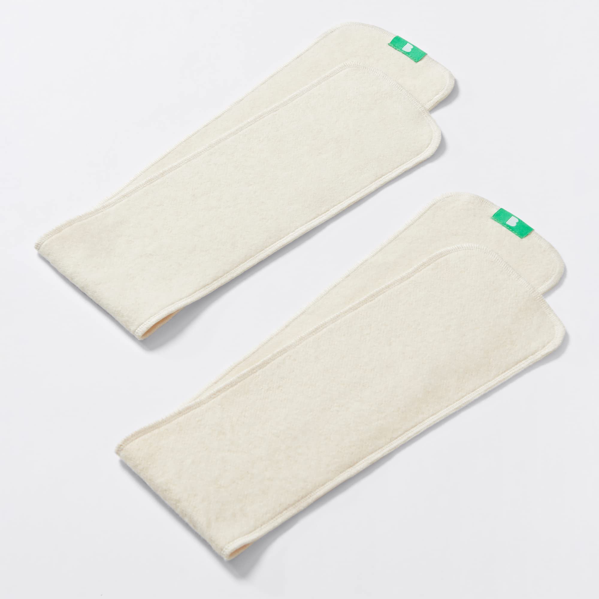 Bambino Mio, Revolutionary Reusable Nappy Booster - Flexi Boost - Pack of 2 Soft Nappy Inserts for Extra Absorbency