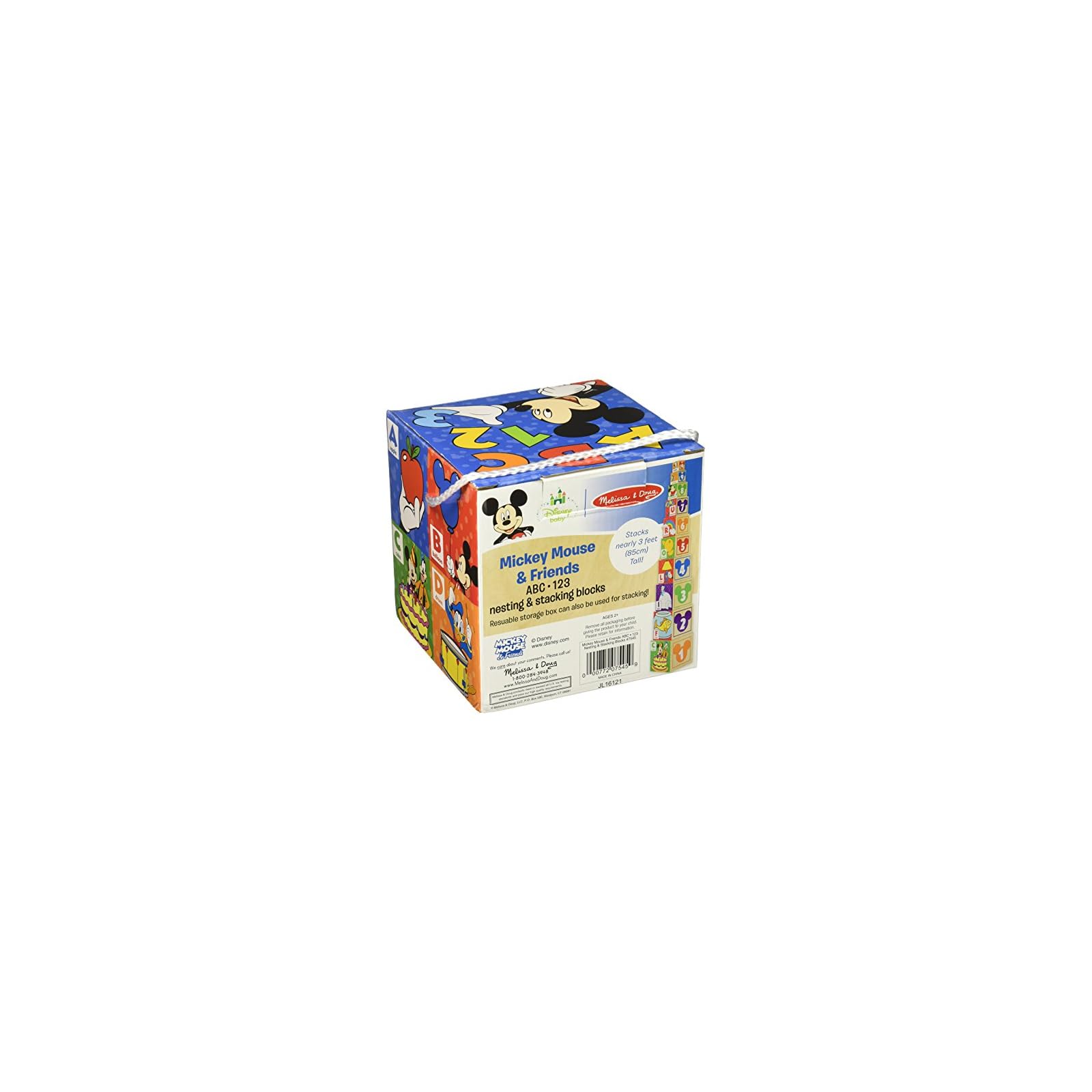 Melissa & Doug Disney Mickey & Friends Nesting & Stacking Blocks (10