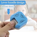 LAMXD 3 in 1 Corner Rounder Punch with Hole Punch and Binder Rings Blue view 5