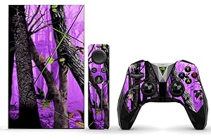 MightySkins Skin Compatible with NVIDIA Shield TV (2017) Pro - Purple Tree Camo | Protective, Durable, and Unique Vinyl Decal