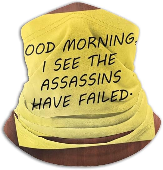 Warmer Neck Gaiter Face Mask Balaclava Quotes Humor Funny Signs