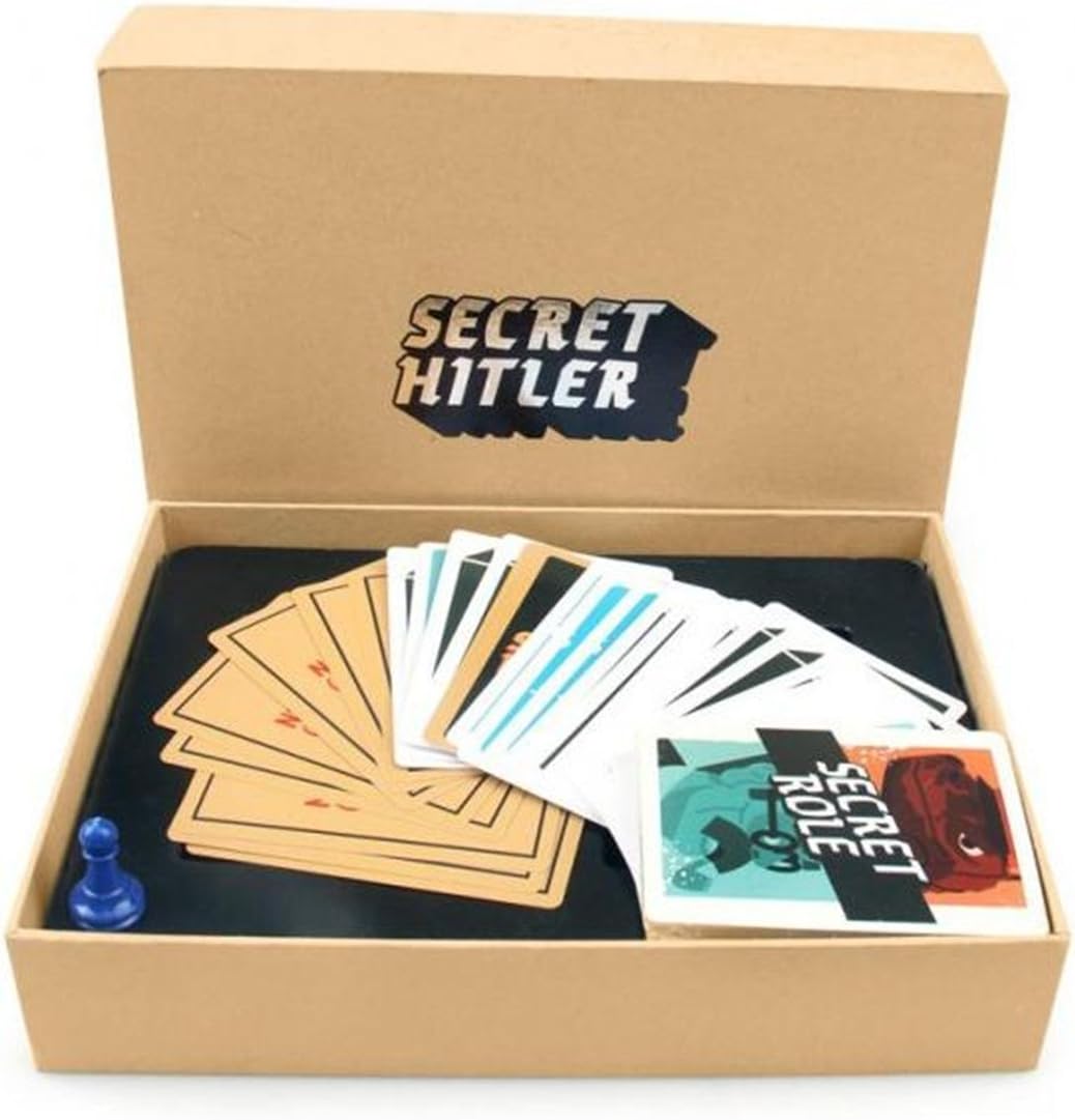 Cartes à jouer secret Hitler jeu de société Kickstarter édition Président carte Chancellor Noël