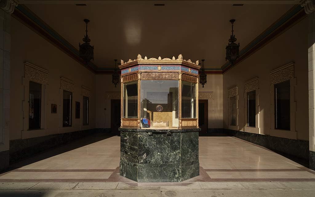 18 x 24 Ready to Hang Canvas Wrap of Ticket Booth at The Historic Mt Baker Theatre which Opened in 1927 in Bellingham Washington t48 2018 Highsmith