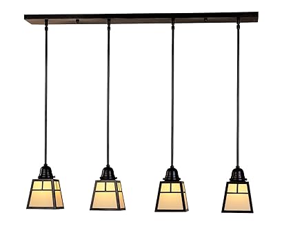 Arroyo Craftsman Aich 4trm Rc A Line Shade 4 Light In Line With T