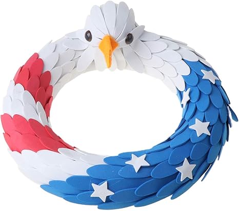 lijun Corona de águila Americana Corona patriótica para Puerta de