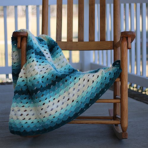 2 Cro+Kits+Mermaid+Crochet+Afghan+Kit
