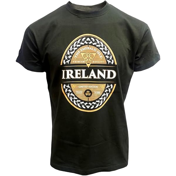 Guinness Camiseta Unisex, Negro, Blanco, Rojo, Azul, Verde., 46