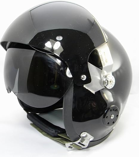 Amazon 黒 フライト パイロット ヘルメットつや有り 黒 ジェット 車 バイク