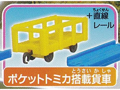 Amazon Co Jp ポケットトミカ搭載貨車 直線レール カプセルプラレール いっしょにあそぼう 車と列車が行き交う町編 鉄道 模型 ポケットトミカ ミニチュア ジオラマ グッズ ガチャ タカラトミーアーツ 宅配便発送 Toys