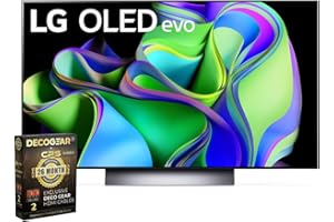LG OLED55C3PUA OLED evo C3 55 Inch HDR 4K Smart OLED TV (2023) + Deco Gear 4K HDMI 2.0 Cable w/Pure Copper Conductors x2 & CPS Exclusive 26 Month Protection Pack Bundle (BEACH-CPS-261500)