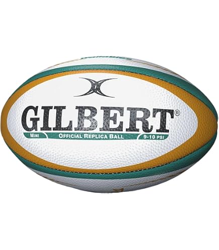 Pallone Da Beach Rugby Rhino Barracuda – Modello 45, PVC Al Carbonio, Verde/Blu/Bianco