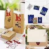 Vicloon Mini Wooden Pegs 90pcs Pentagram Clips for Photos Crafts 3.5cm view 7