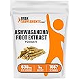 BulkSupplements.com Ashwagandha Root Extract Powder - Ashwagandha Supplement, Ashwagandha Powder - from Ashwagandha Root - Vegan & Gluten Free, 600mg per Serving, 1kg (2.2 lbs) (Pack of 1)